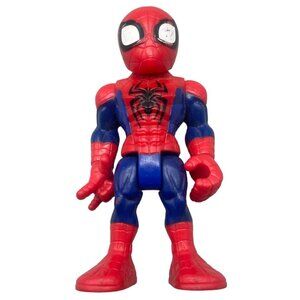 2018 Playskool Marvel Super Hero Adventures spiderman Figure Spiderman Toy READ